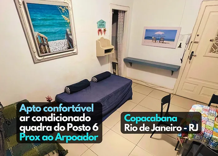 Apto Completo Quadra Praia Posto 06 Arpoador